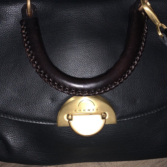 BOGNER LARGE LEATHER TOTE - Picture 2 of 16